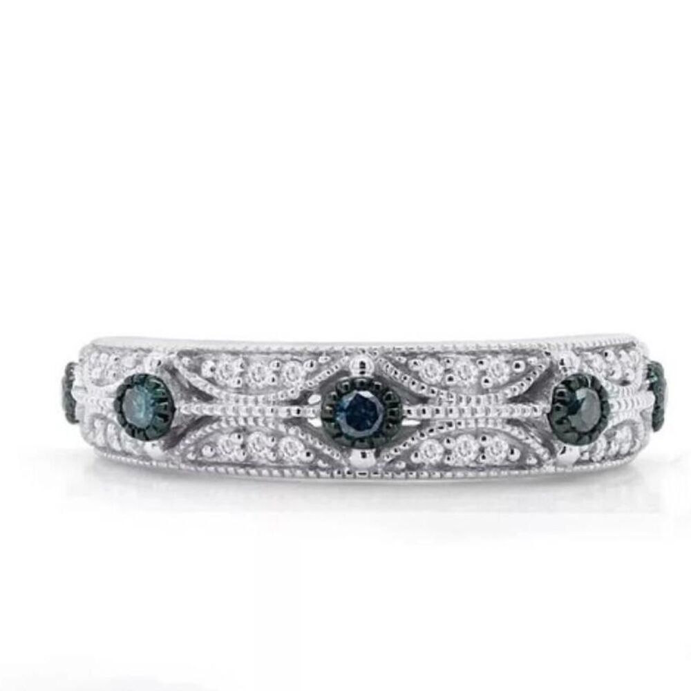 Affinity-diamonds Women's Navy and Silver Jewellery
